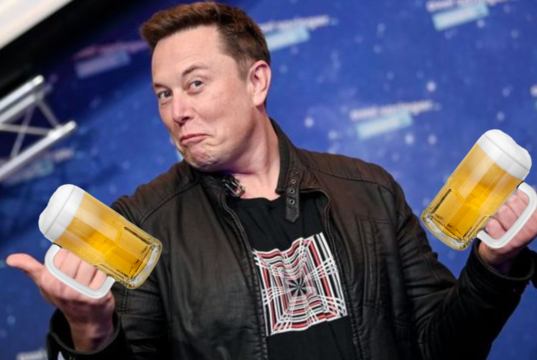 elon musk beer