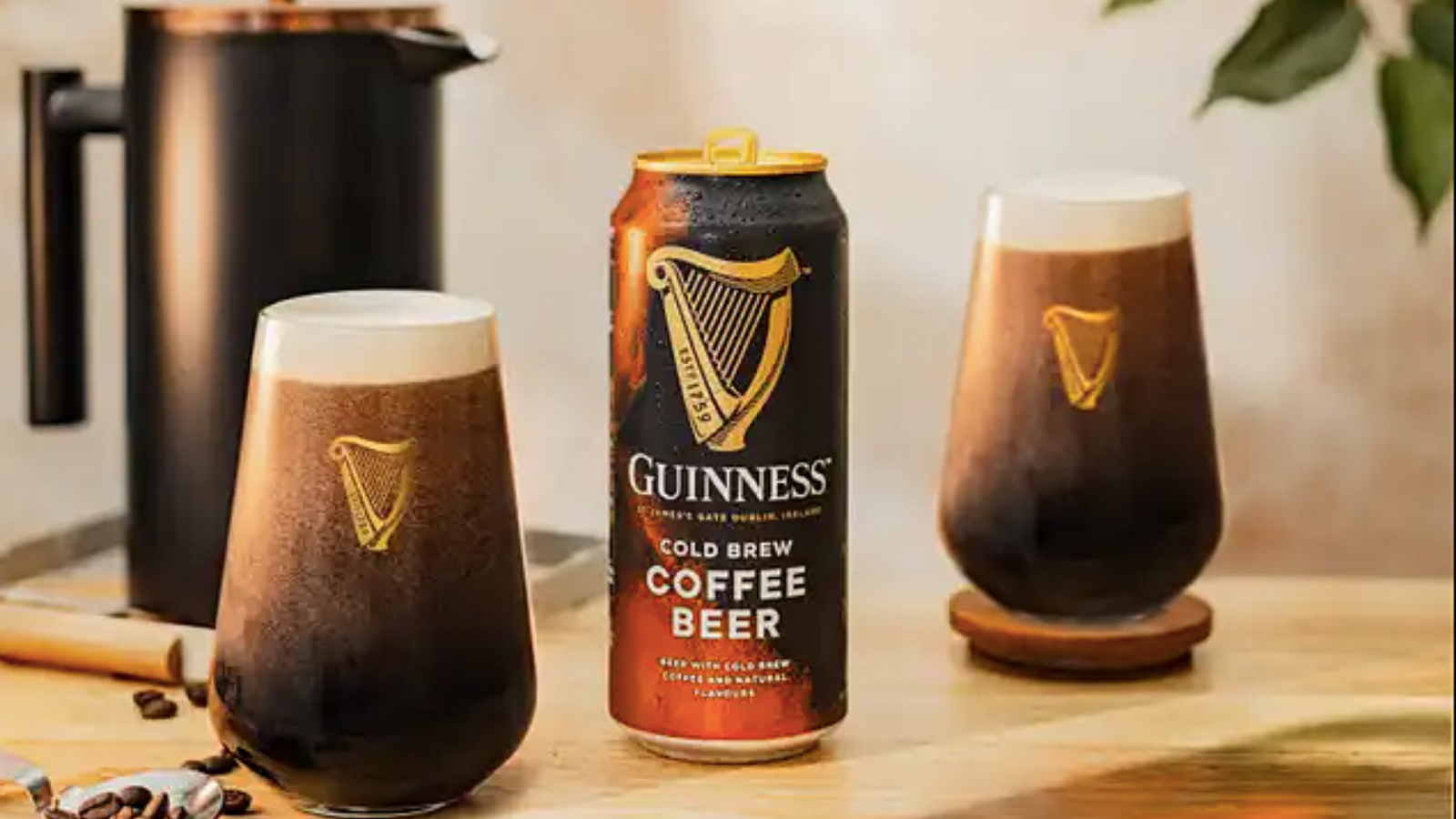 Guinness lanza mundialmente nueva cerveza de café frío
